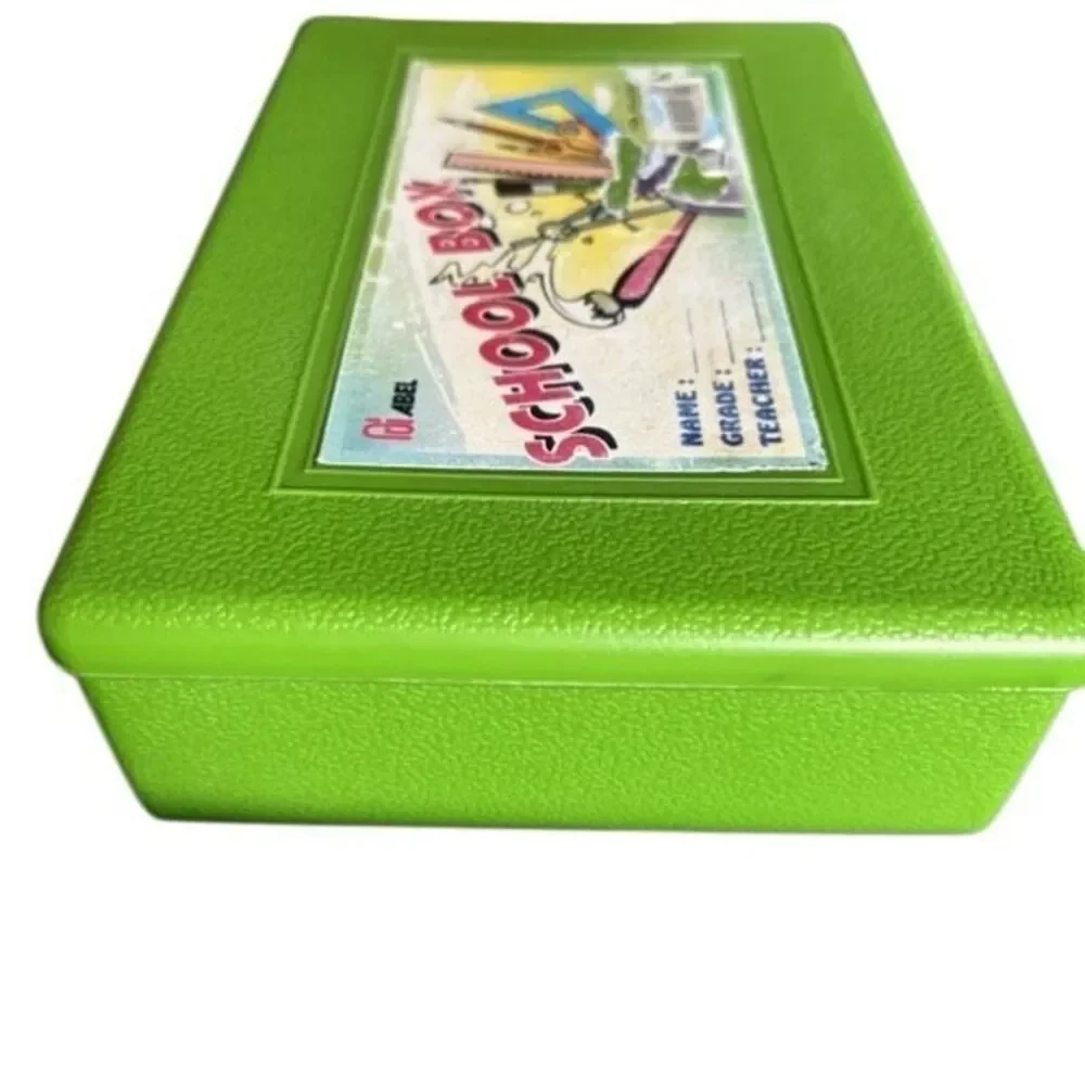 Abel Vintage Plastic School Supply Box